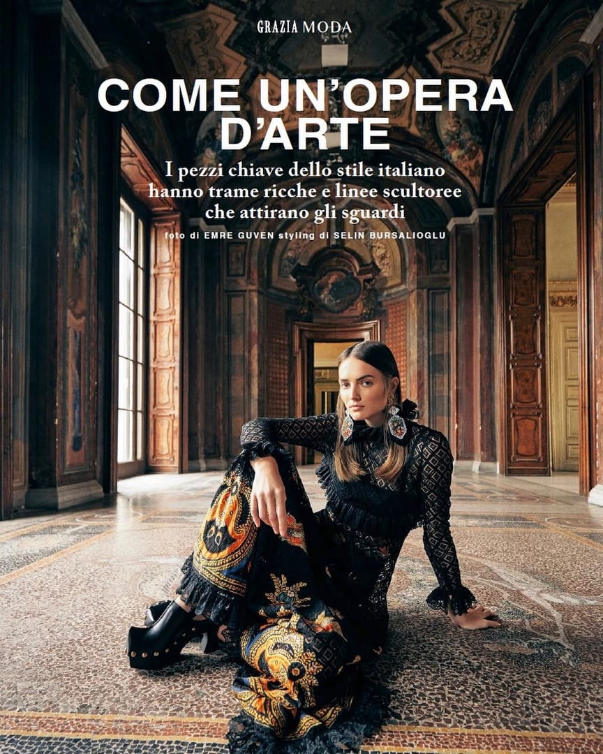Inspiring and truly sophisticated new number of Grazia Italia with oure Agne 💫