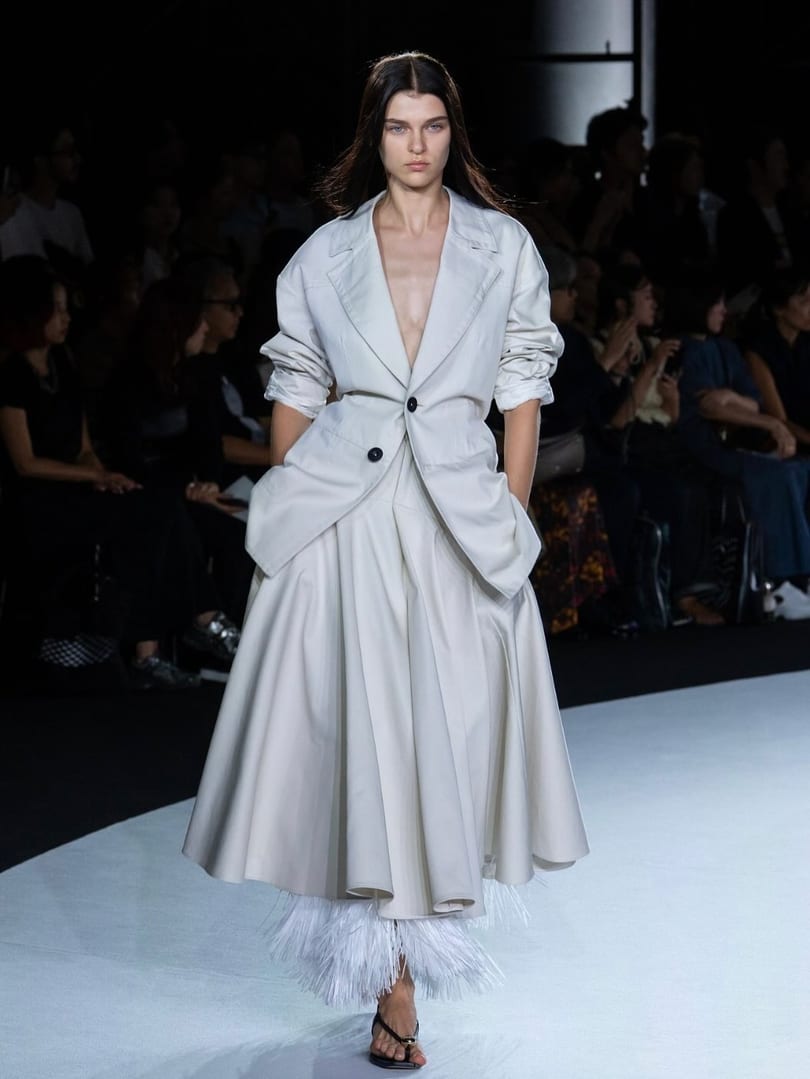 GRITA at TOKYO FW SS2026 walking for @harunobumurata 🤍