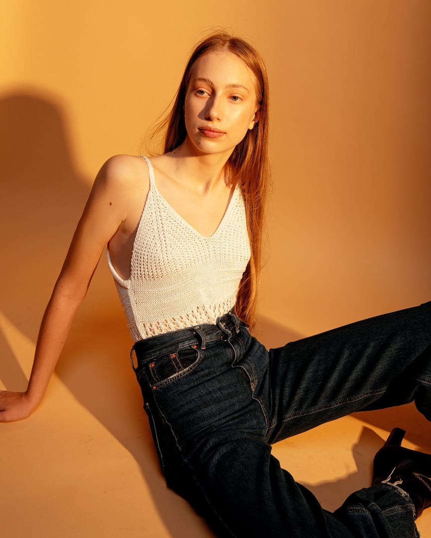 Bare and Beautiful Face of Ieva M