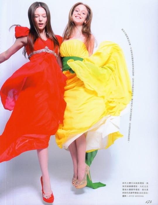 Viktorija for Wedding magazine in Taipei