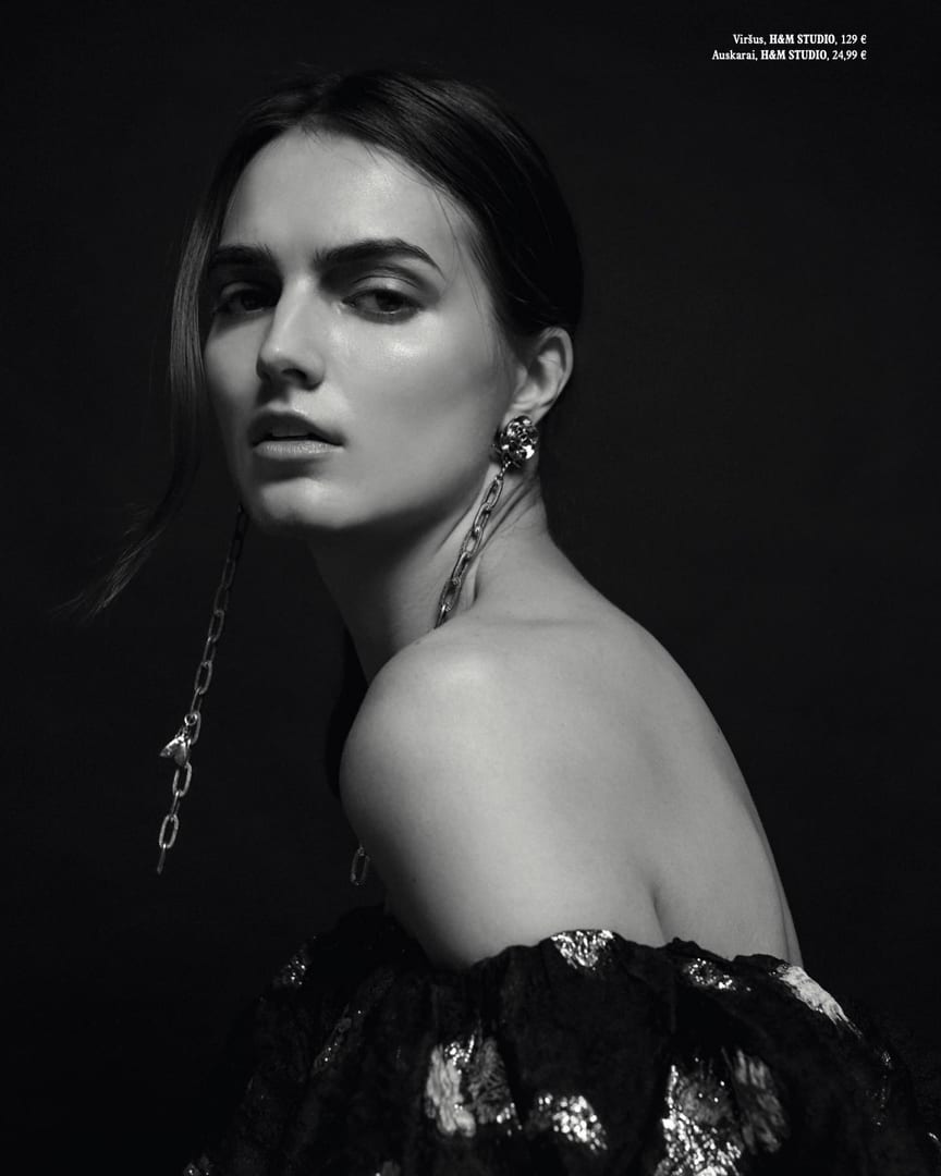 Supermodel @agnekonciute for @lofficiellithuania December Issue Editorial ✨