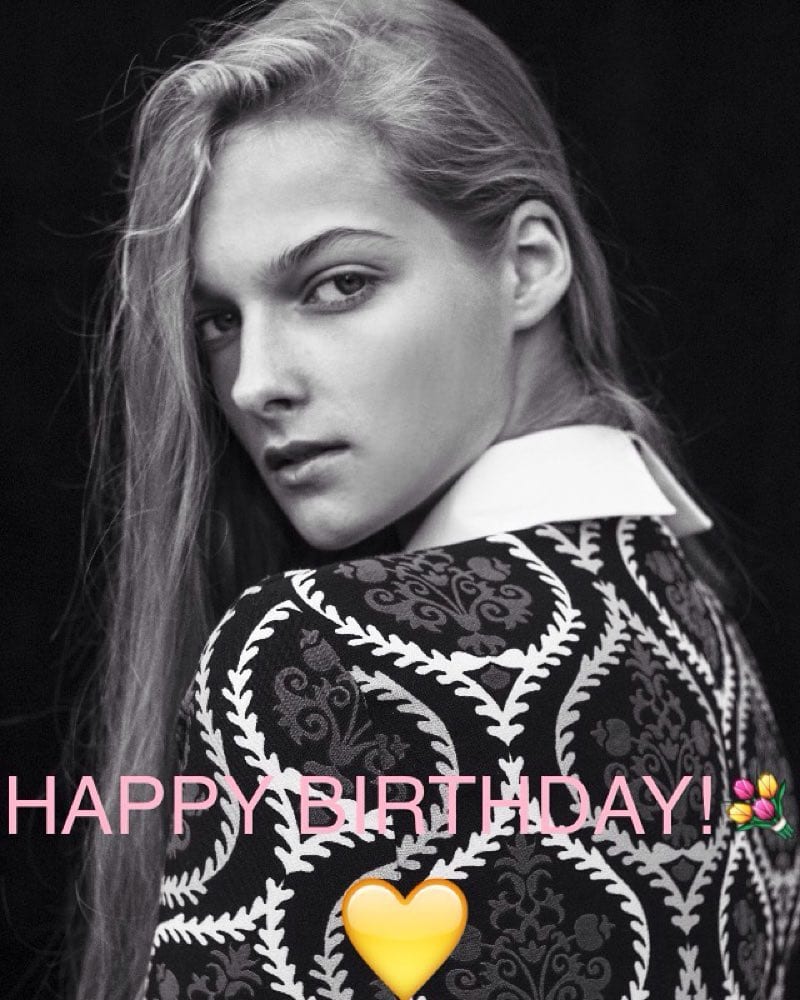 Happy Birthday to our babe Rebeka! 🎂💖 #beautiful #blackandwhite #supermodels …