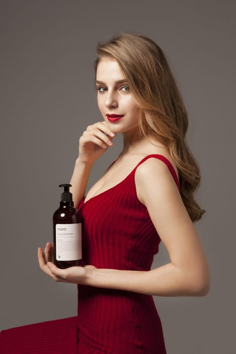 Monika for Pobam cosmetics ad