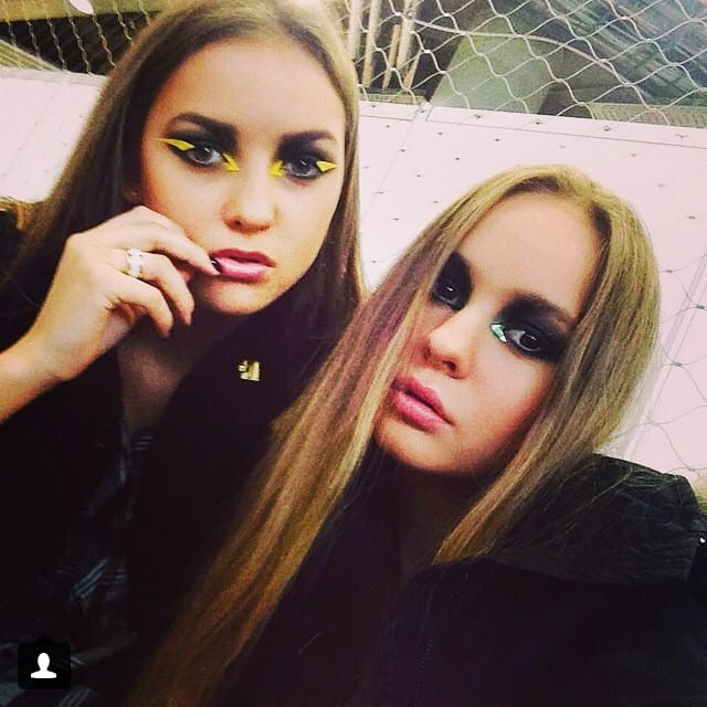 #Regram from @gretaamat #posing together with beautiful @mi_auste! These girl…