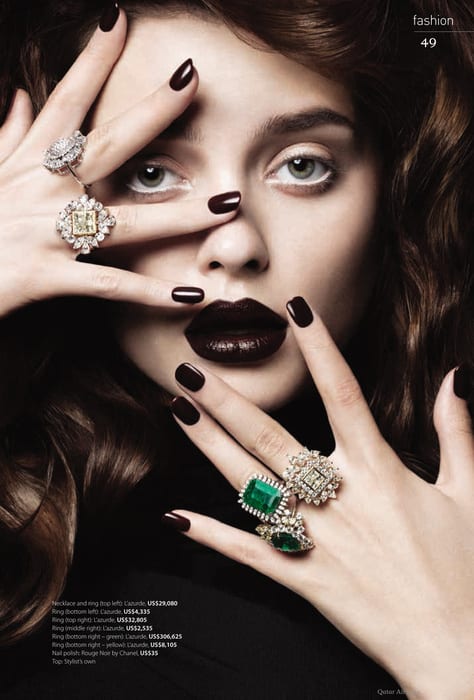 Saule for Fashion magazine december issue