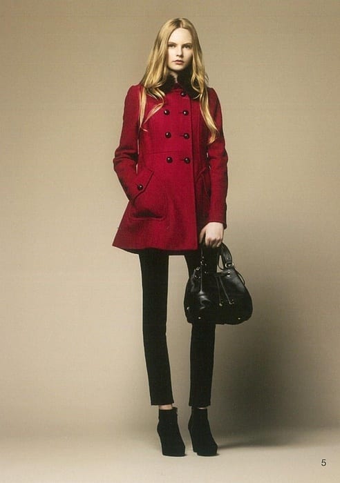 Ieva Burberry Blue Label kataloge Japonijoje!