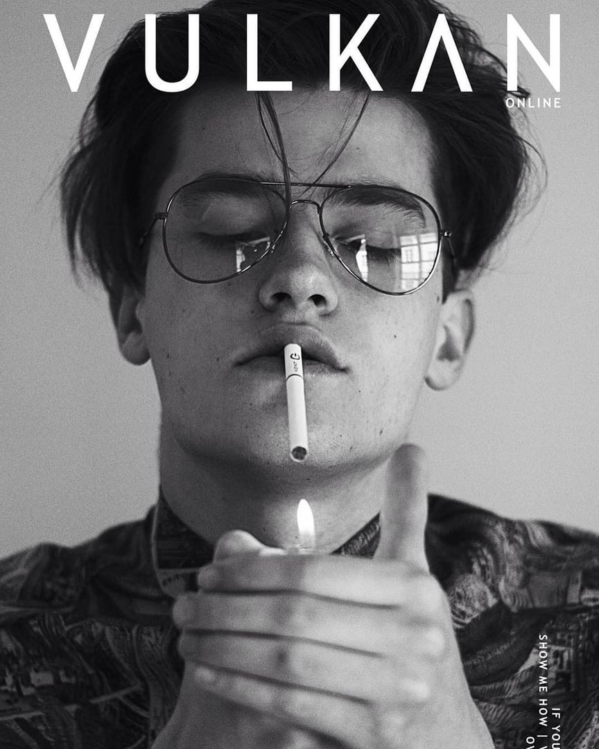 Handsome Karolis @tetervinas on the cover of VULKAN magazine @vulkanmag by 📸 …