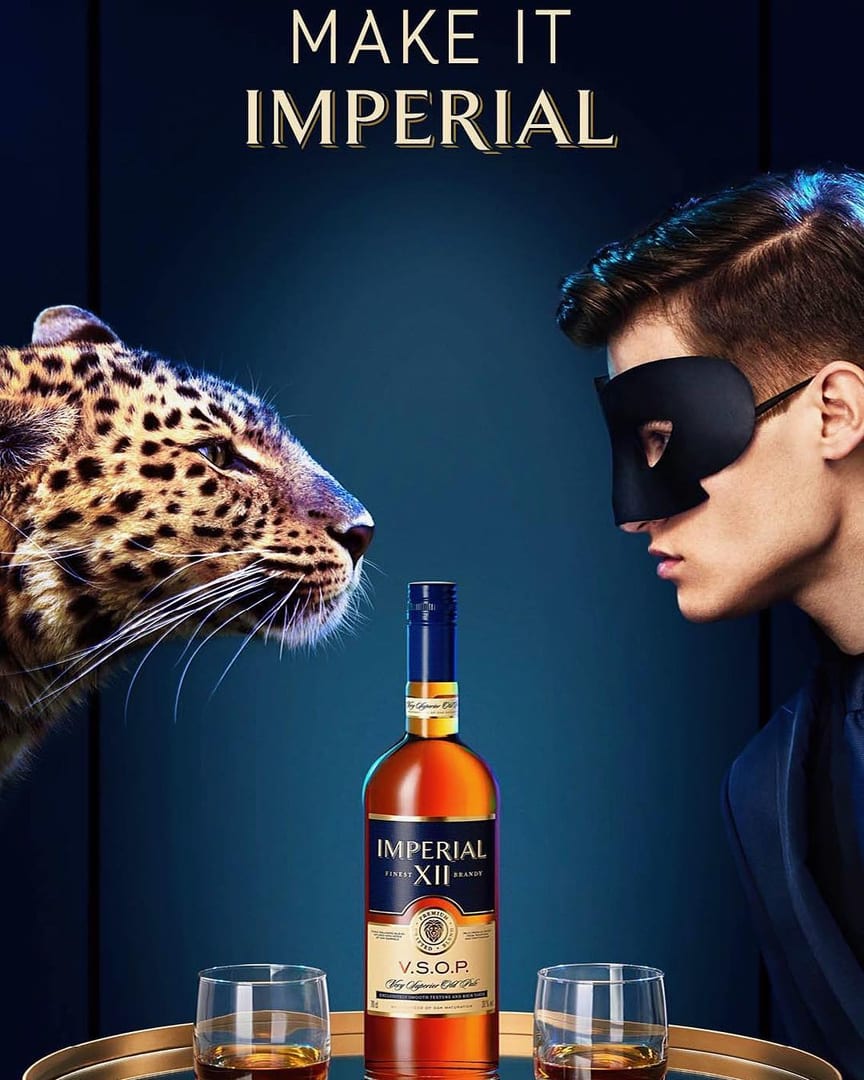 Handsome KAROLIS for Imperial Brandy ad. Cheers 🥃 #wearesupermodels #modelman…