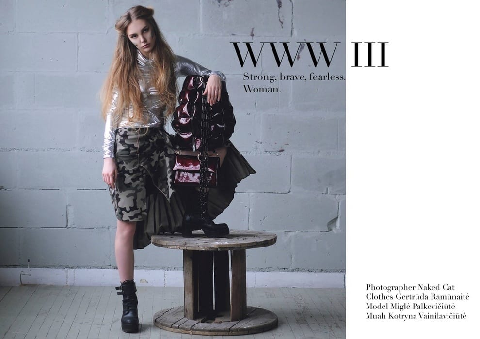 Migle for "WWW III" photoshoot with photographer Simona Karolyte