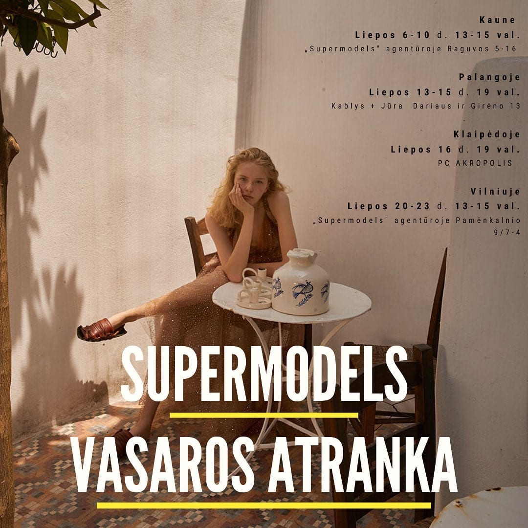 Tegul ši vasara būna tavo naujų galimybių metas. Atvyk į Supermodels vas…