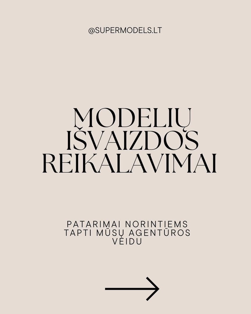 Nori tapti mūsų agentūros veidu?✨