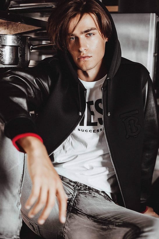 Story about Karolis in L'Officiel Lithuania