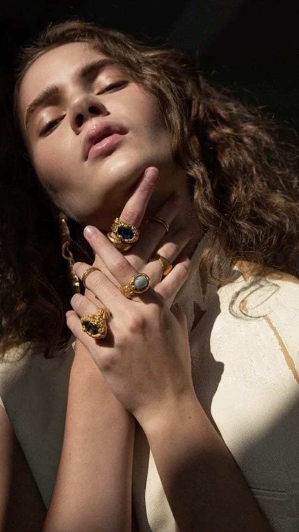 Adele shooting for @ginger_tail_jewellery and the results ✨