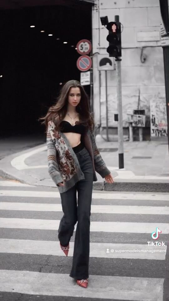 Model Lukne - Shooting In The Streets Of Milan and The Results ✨ #supermodels…