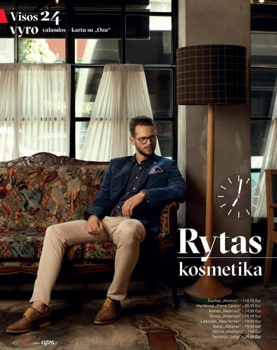 Gediminas for OZAS magazine