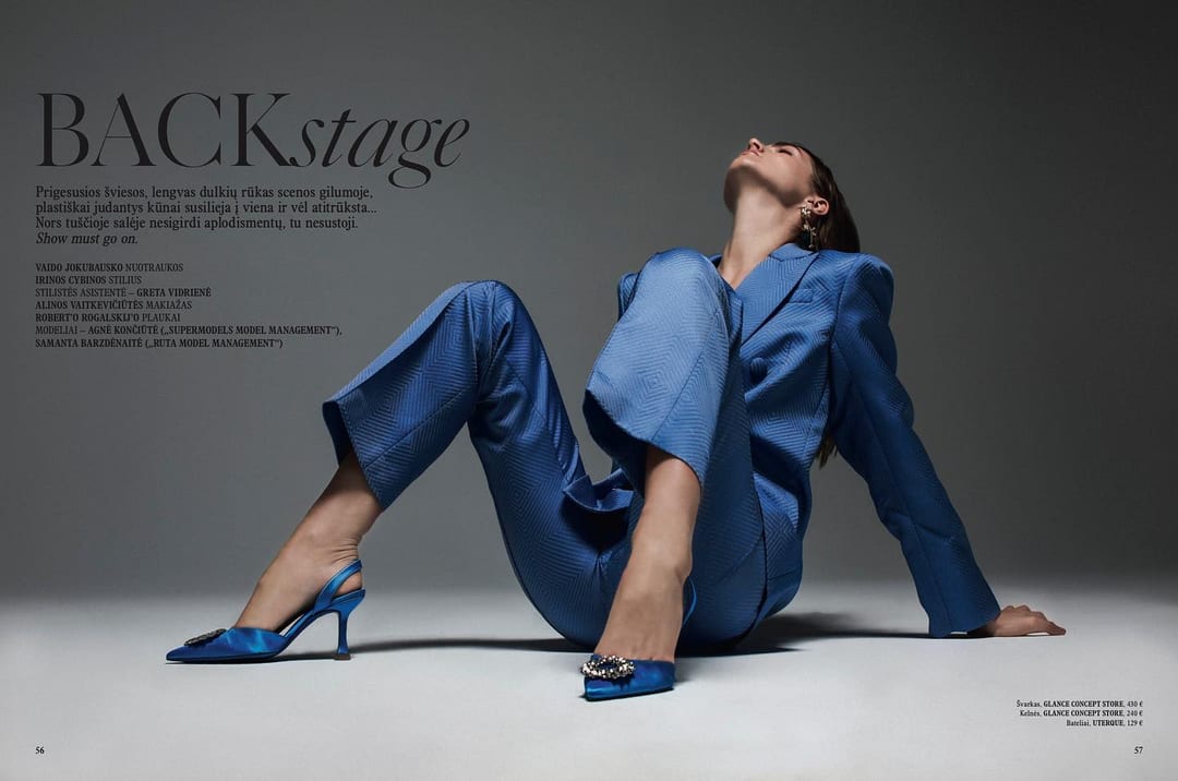 Supermodel @agnekonciute for @lofficiellithuania December Issue Editorial ✨
