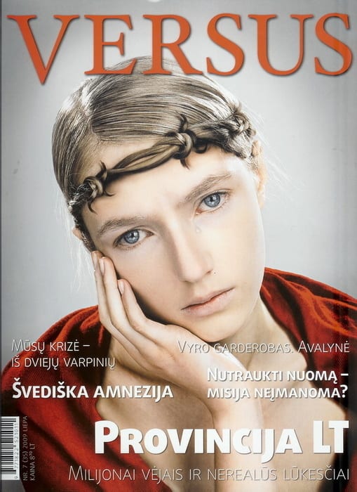 2009m Liepos Versus viršelis - Enrika