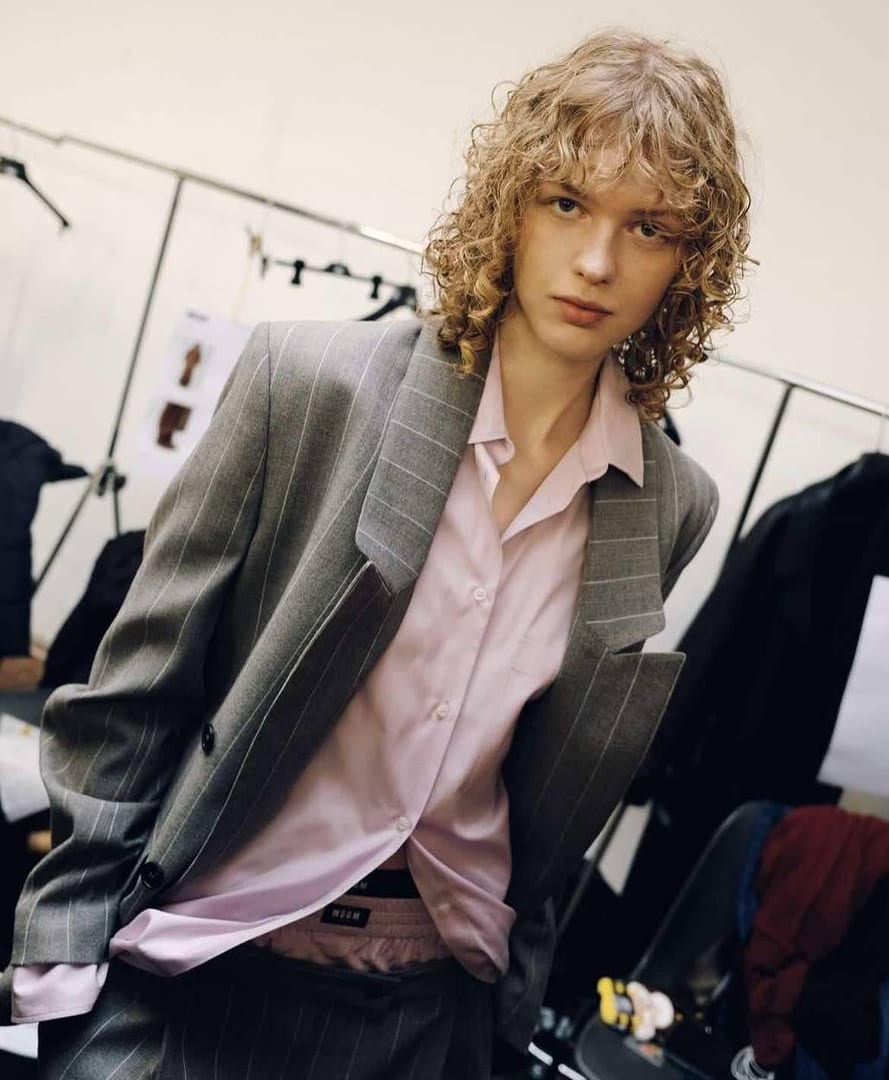 Some backstage shots of IEVA at @msgm AW25 MFW show 💣