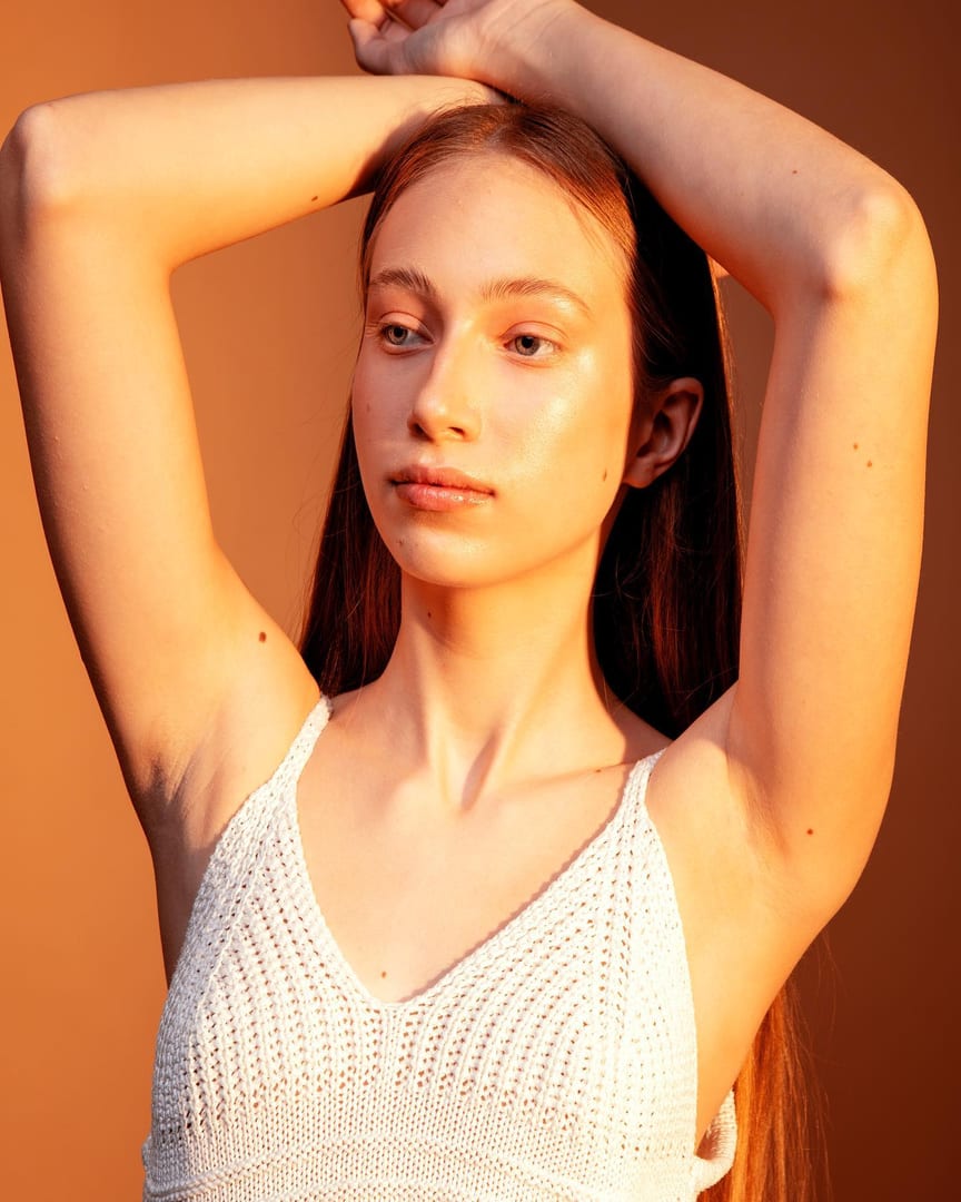 Bare and Beautiful Face of Ieva M