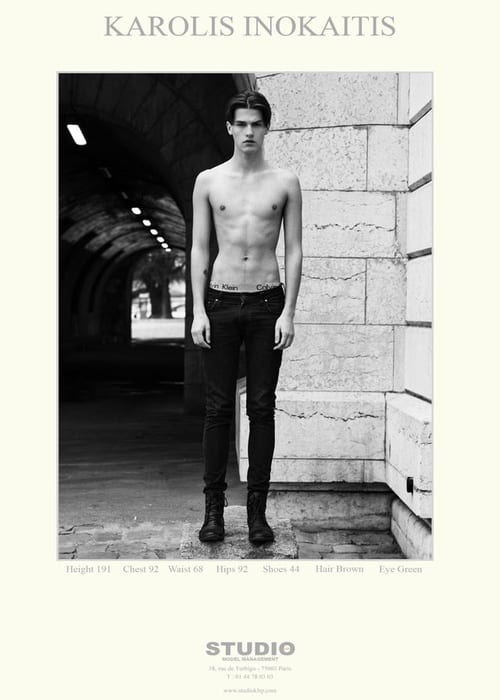 Gytis and Karolis in STUDIO KLRP show package for S/S'15 Paris fashion week!