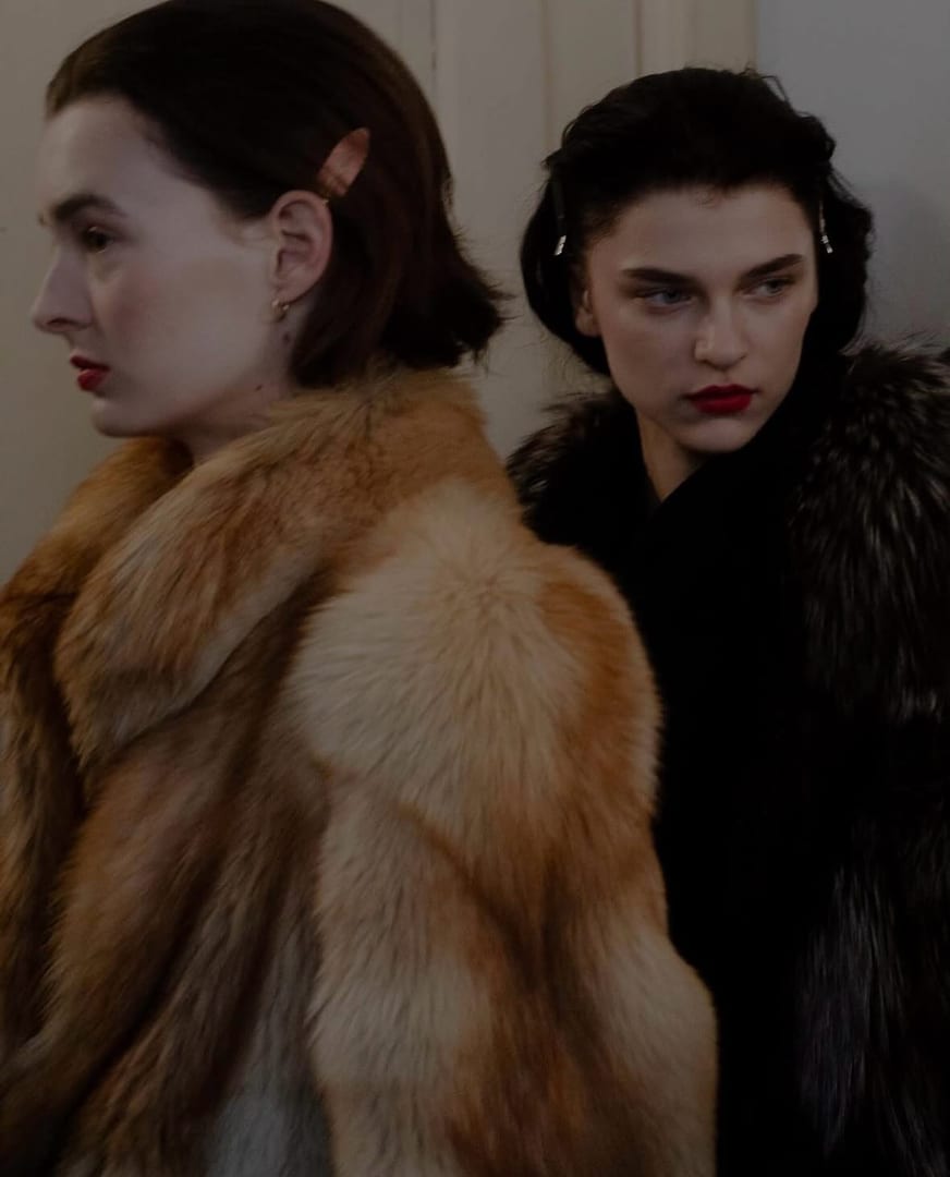 GRITA at @huimilano AW25 show’s backstage💫