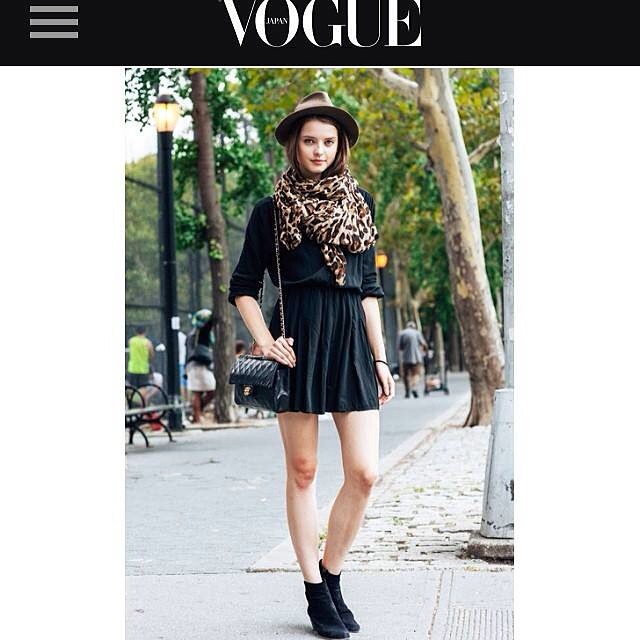 Guess what? Our #stylish Saule got caught by #Vogue #Japan in #NewYork! #pret…