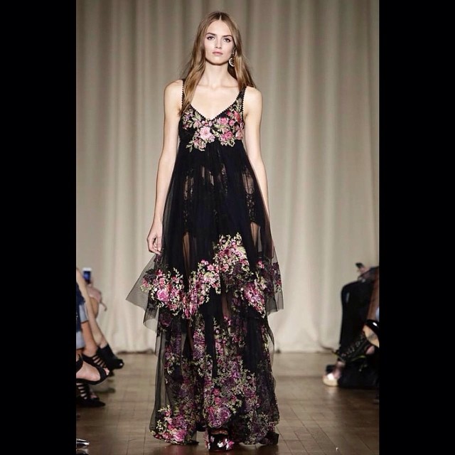 #gorgeous Agne for #Marchesa #show in #London #fashionweek