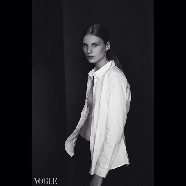Look who we found on #Vogue #Italia page! Gorgeous Diana by photographer Deni…