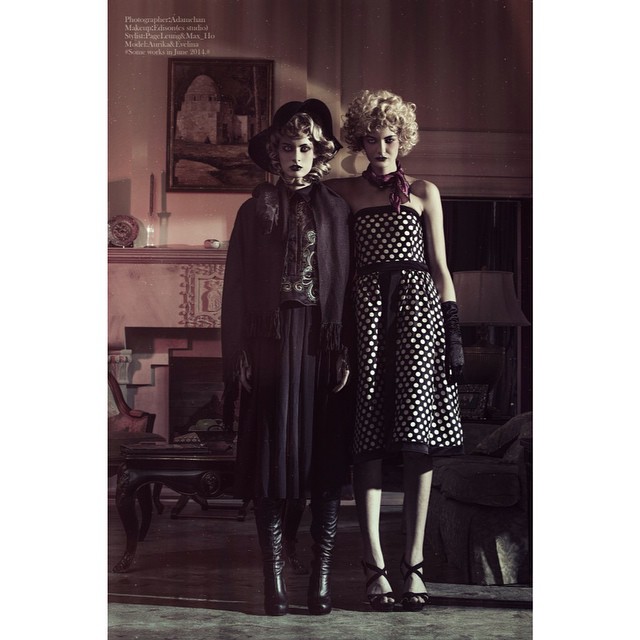 #Spooky #Halloween from #Supermodels and #whitches Aurika and Evelina ;)