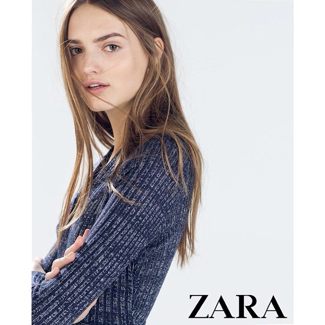 We #love this picture of Agne for #ZARA!