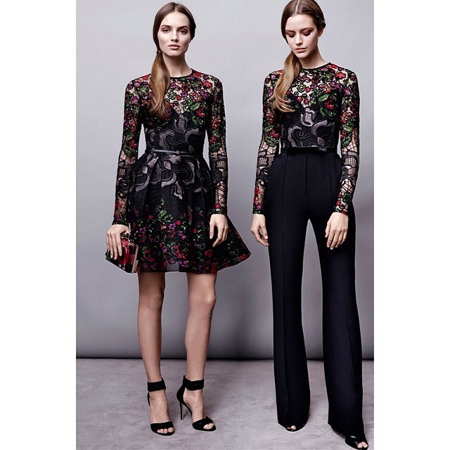 #Repost from @eliesaabworld of Agne for pre-fall 2015 #collection!