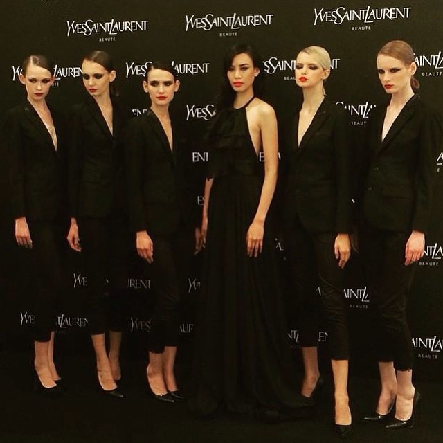 One of these beauties is our Evelina for Yves Saint Laurent in Thailand!