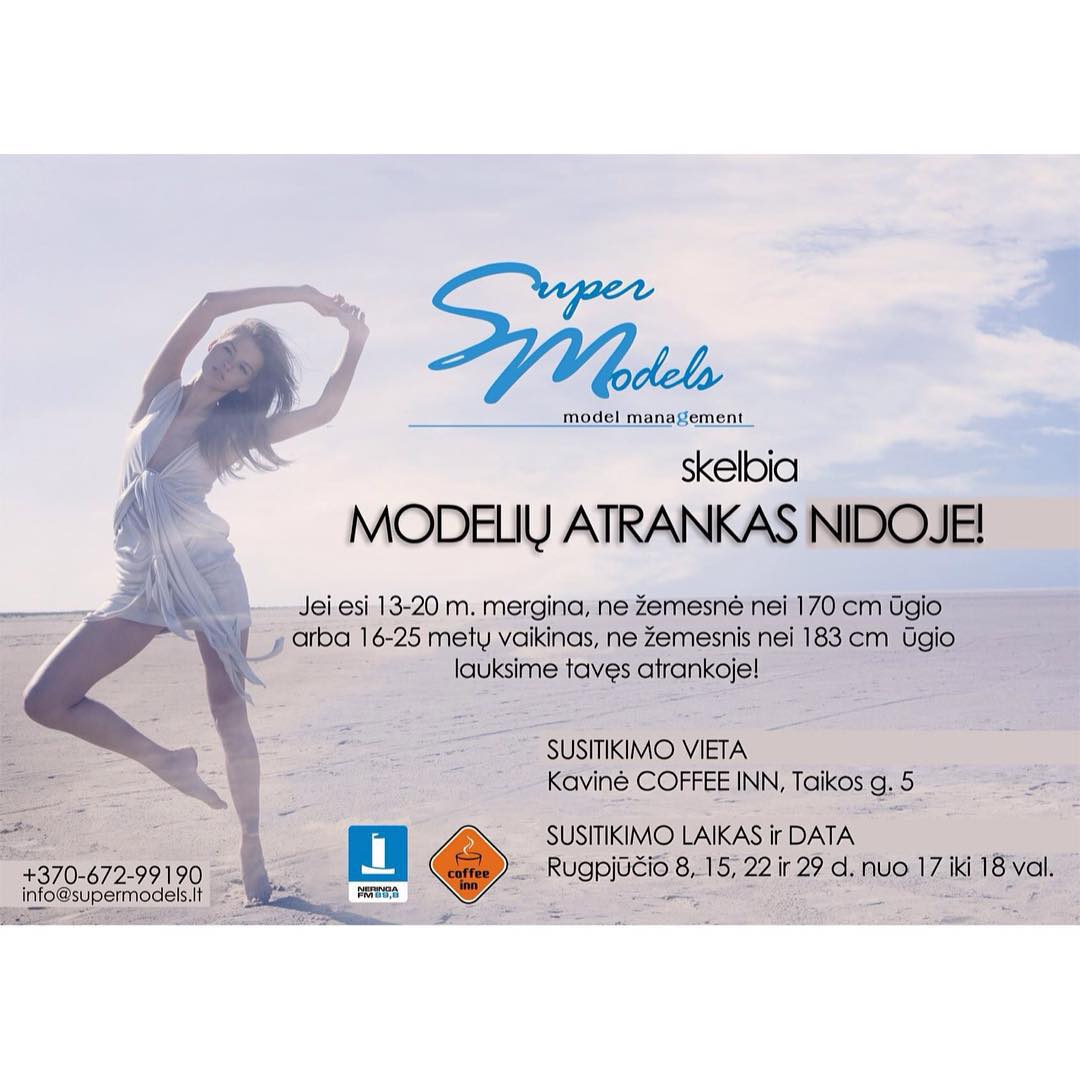 Supermodels skelbia VASAROS MODELIŲ ATRANKĄ!