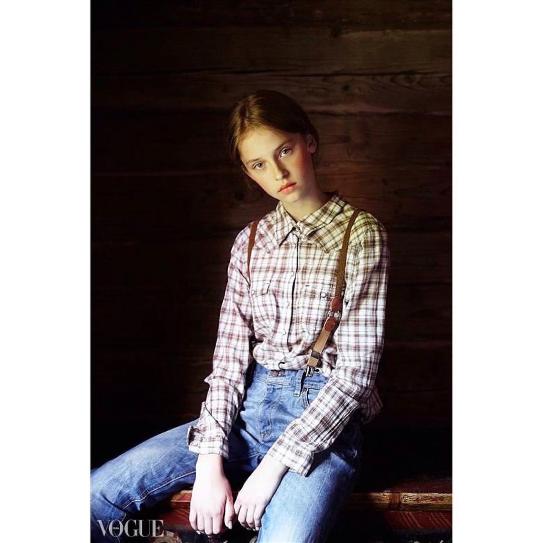 Our baby girl Austeja in Vogue Italia online site ❤️