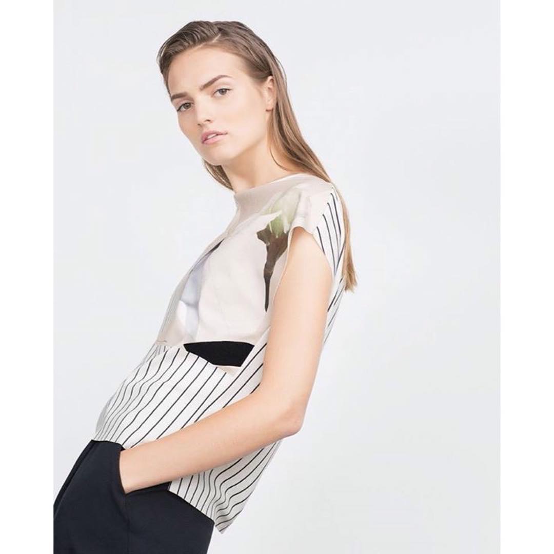 Our beautiful Agne @agnekonciute for Zara AW’15