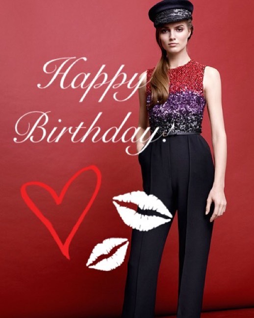 Have a wonderful & happy Birthday, darling!🎂🎉 @agnekonciute Kisses & Hugs! 💖🎀…