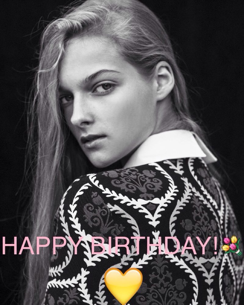 Happy Birthday to our babe Rebeka! 🎂💖 #beautiful #blackandwhite #supermodels …