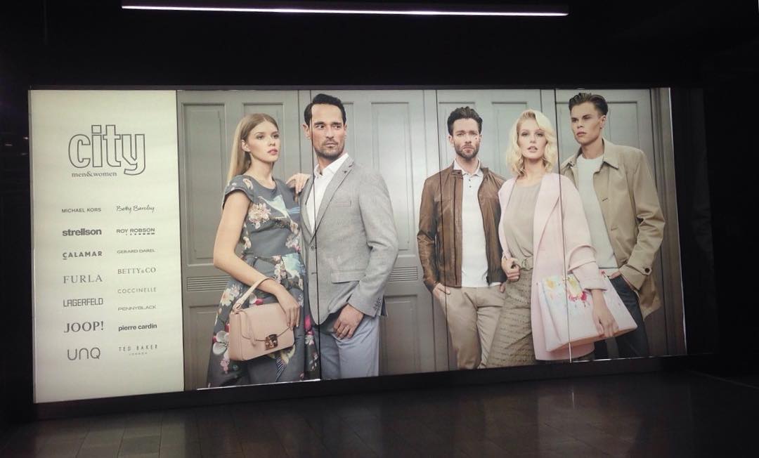 Look what we found in the city centre 😍💥 New campaign for CITY with handsome …
