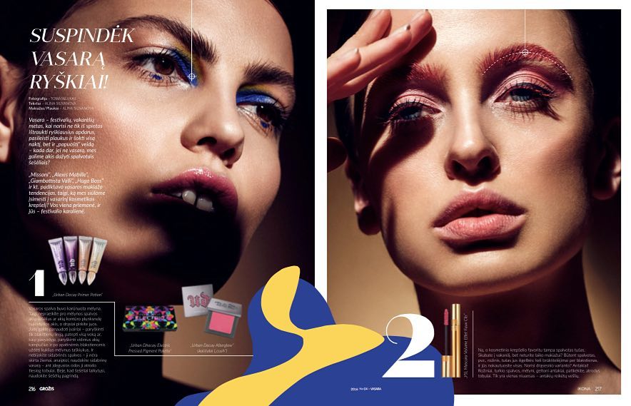 🍭Beautiful Migle D @migledu in IKONA magazine! 🌴☀️💘 #supermodels #beauty #mag…