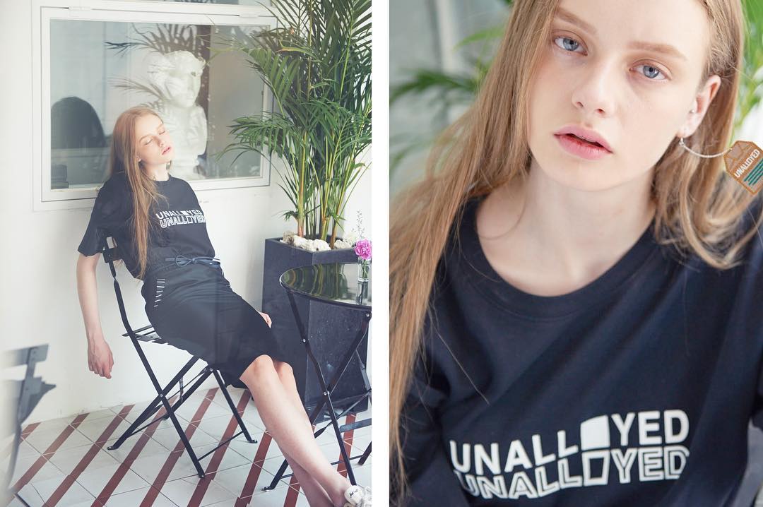 Lovely Gabriele K for Unalloyed lookbook SS’16 in Seoul! 💃🏼😍 #supermodels #mo…