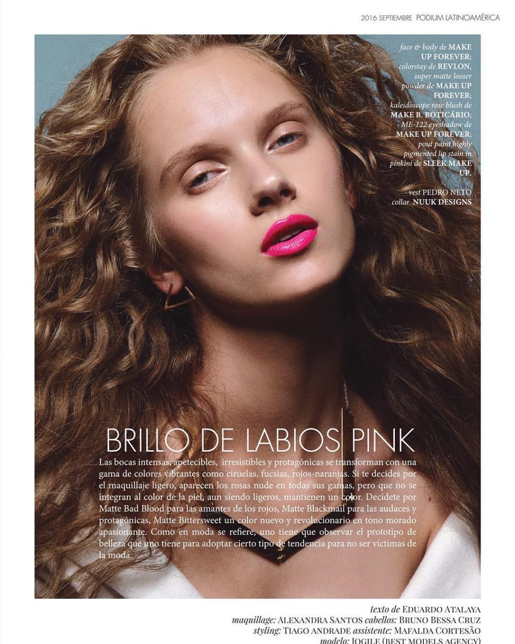 ❣Our beauty Jogile @giliukas for Podium Latinoamerica magazine September Issu…