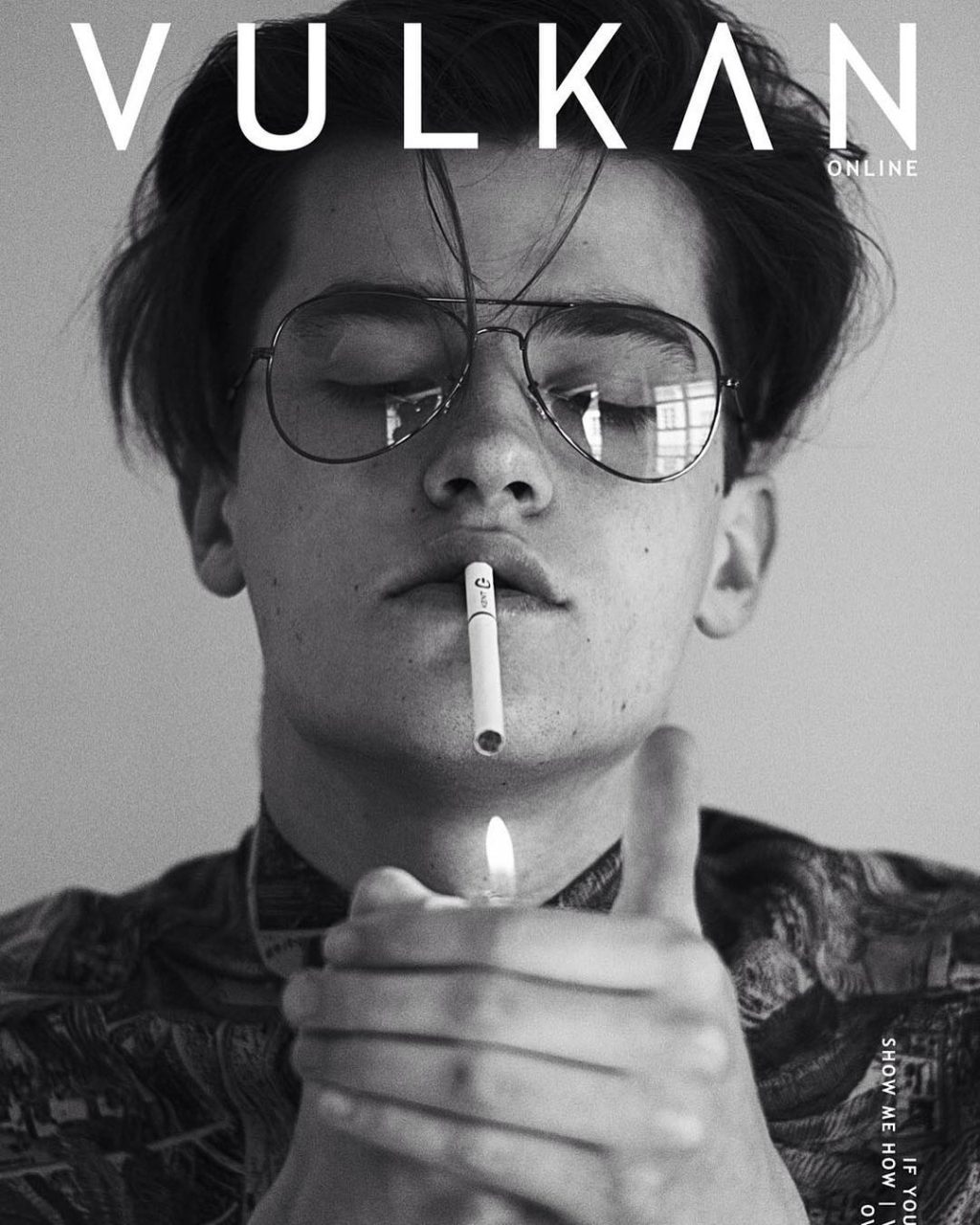 Handsome Karolis @tetervinas on the cover of VULKAN magazine @vulkanmag by 📸 …