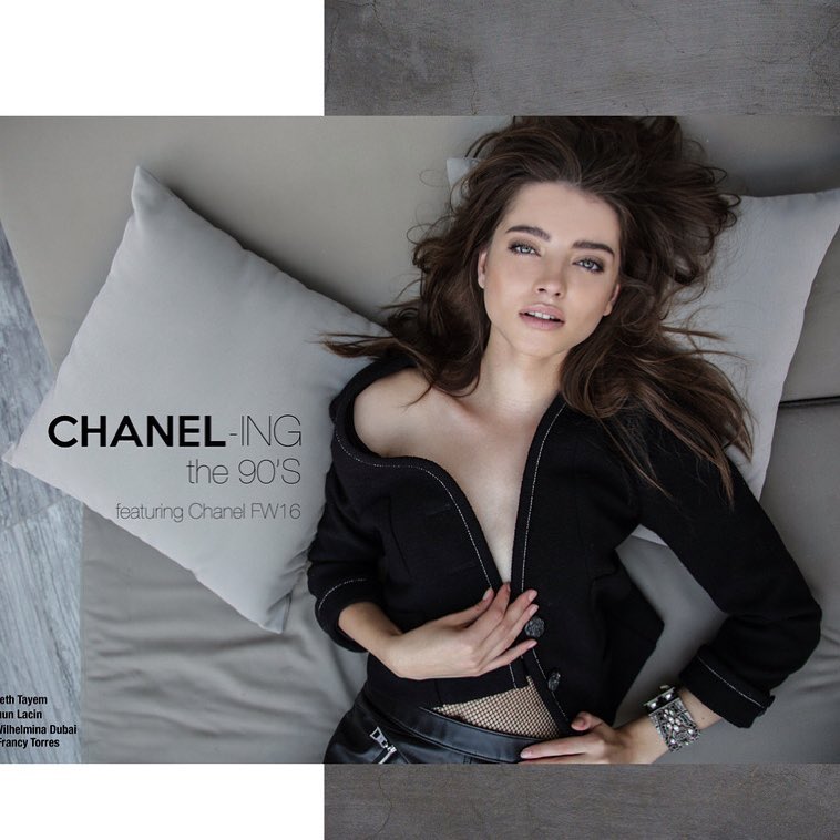 Our amazing Saule @saule916 for CHANEL in Dubai ☀️❤️ #wearesupermodels #super…