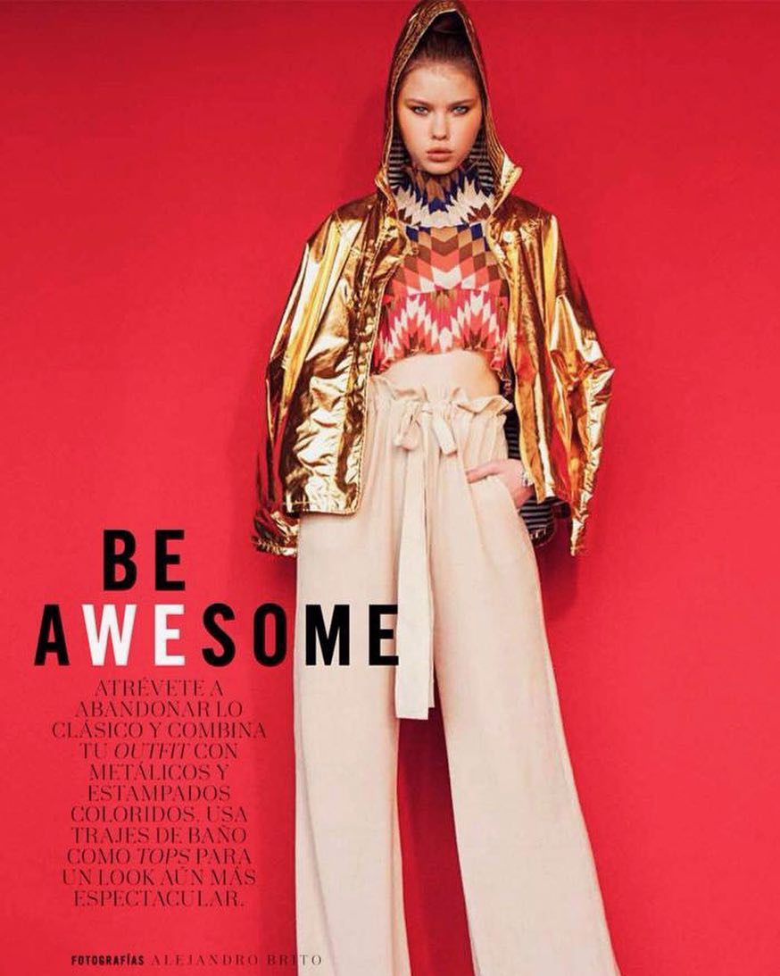 GERTRUDA for Cosmopolitan Mexico March issue 💣💥 ❤️ #wearesupermodels #supermo…