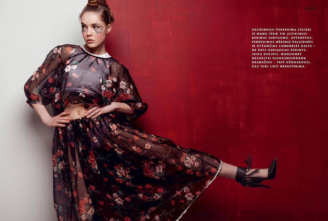 Anoteher shot of Milda for Panele magazine April issue by photographer Robert…
