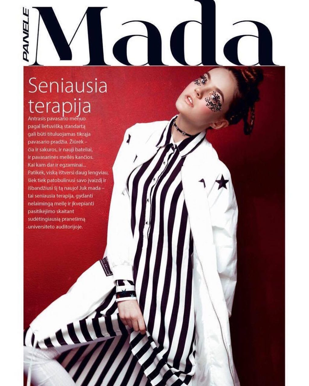 Milda for Panele magazine April issue by photographer Robert Mishka @rmishka_…