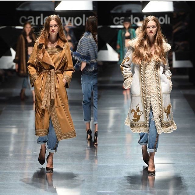 GABIJA for Carlo Tivioli SS’18 fashion show during MFW 👏🏼 #wearesupermodels #…