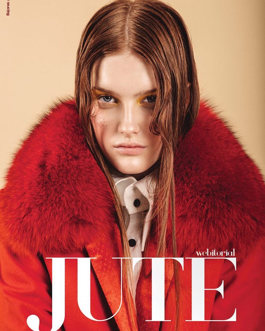 Amazing AUSTEJA G  on the cover of JUTE magazine 🖤 #wearesupermodels #supermo…