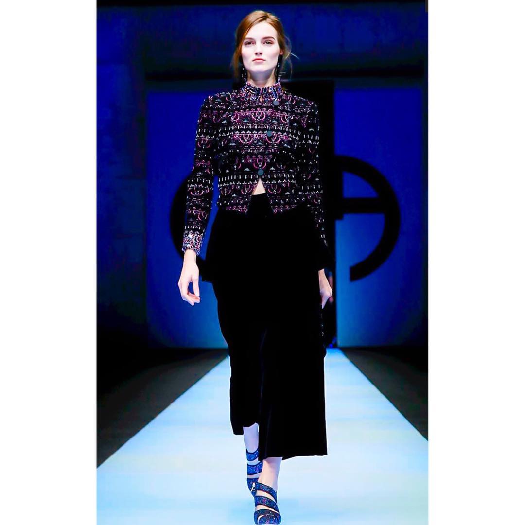 AGNE KONCIUTE  for Giorgio Armani fashion show f/w 2018 in Milan! It’s her 16…
