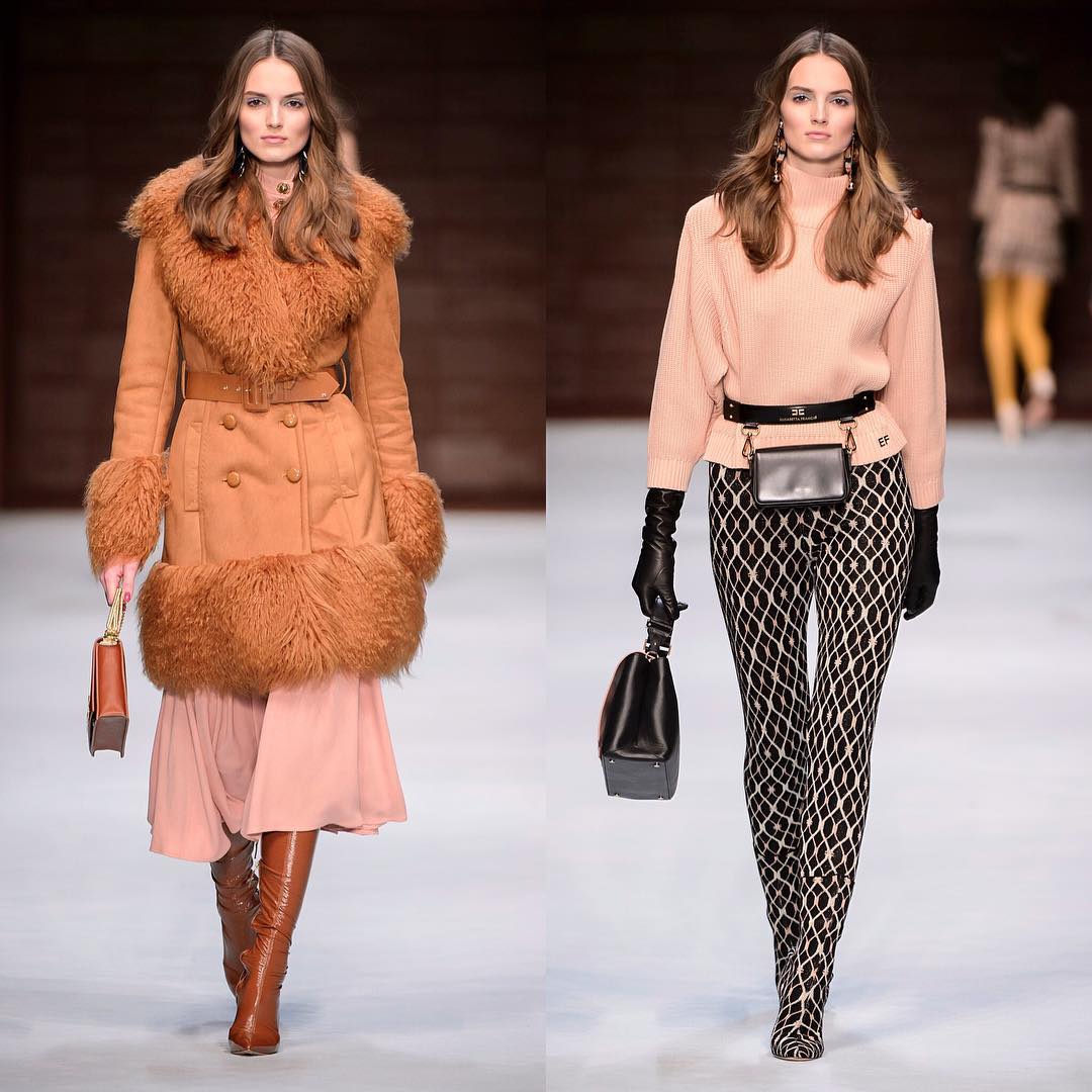 AGNE KONCIUTE for Elisabetta Franchi F/W 2018-19 during Milan Fashion Week 👏🏼…